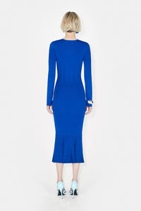 Robe Atalanta à col rond - Ocean