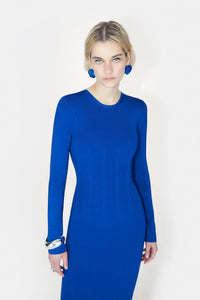 Robe Atalanta à col rond - Ocean