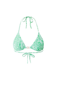 Haut de bikini triangle Costa imprimé - Medina