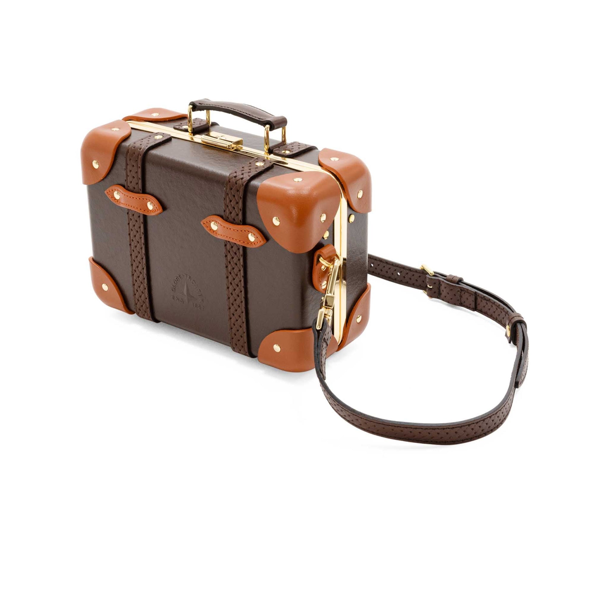 Micro sac Cotswolds - Marron & Orange & Or