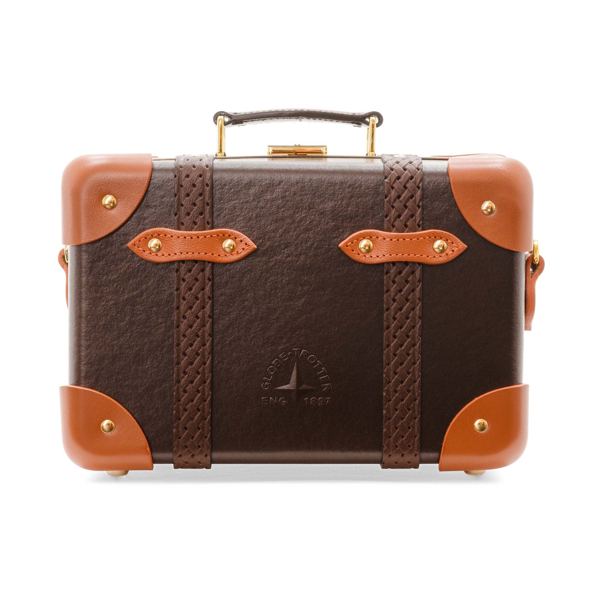 Micro sac Cotswolds - Marron & Orange & Or