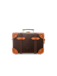 Sac à bandoulière Micro Case Cotswolds - Marron & Orange & Or