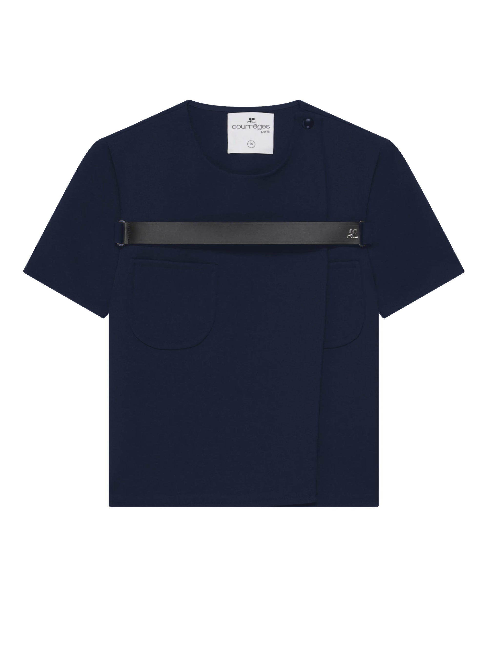 4pcs RELIQUAT 190€ / Top strap racer en sergé - Ink