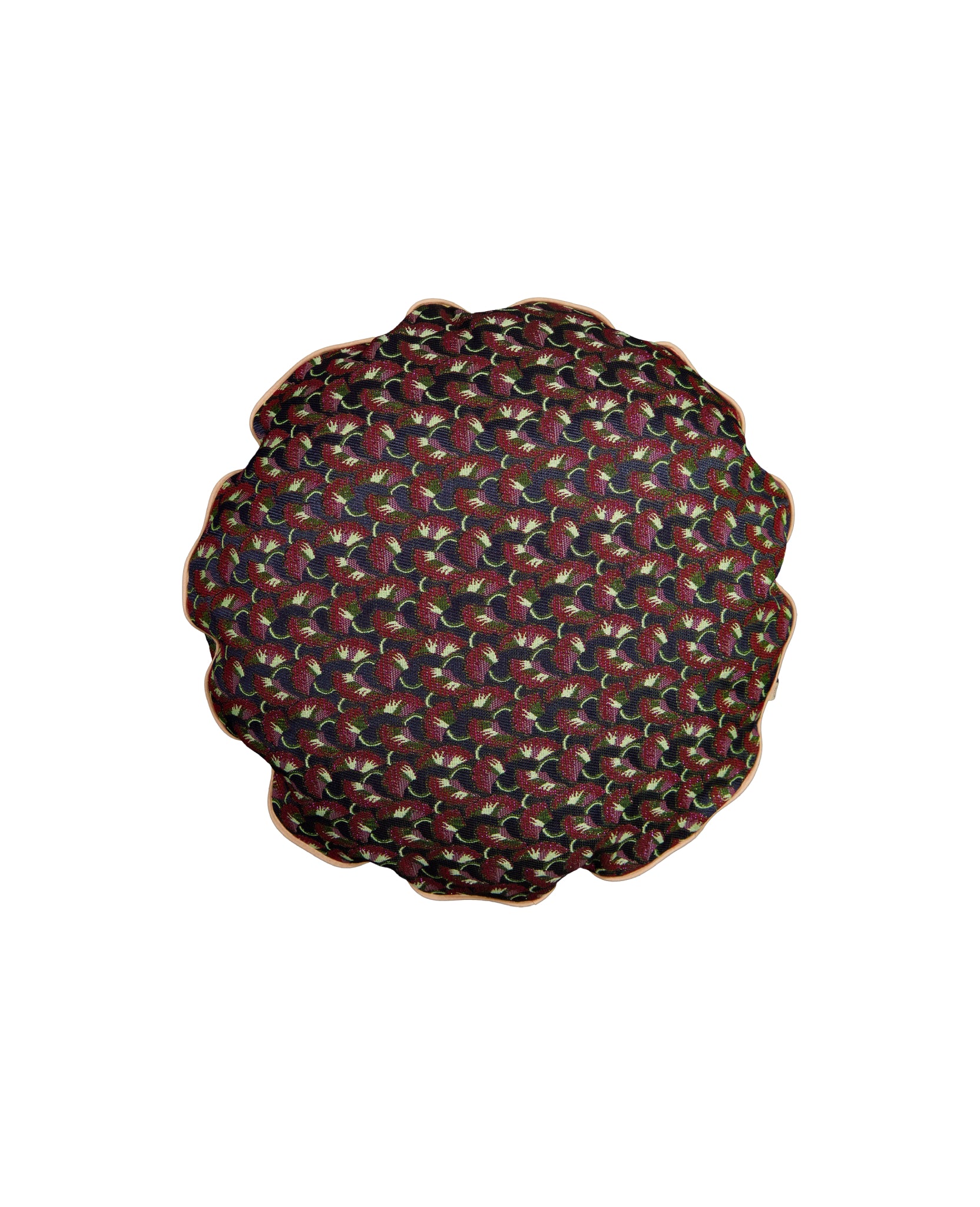 Coussin Bomboloni à motifs - Bordeaux