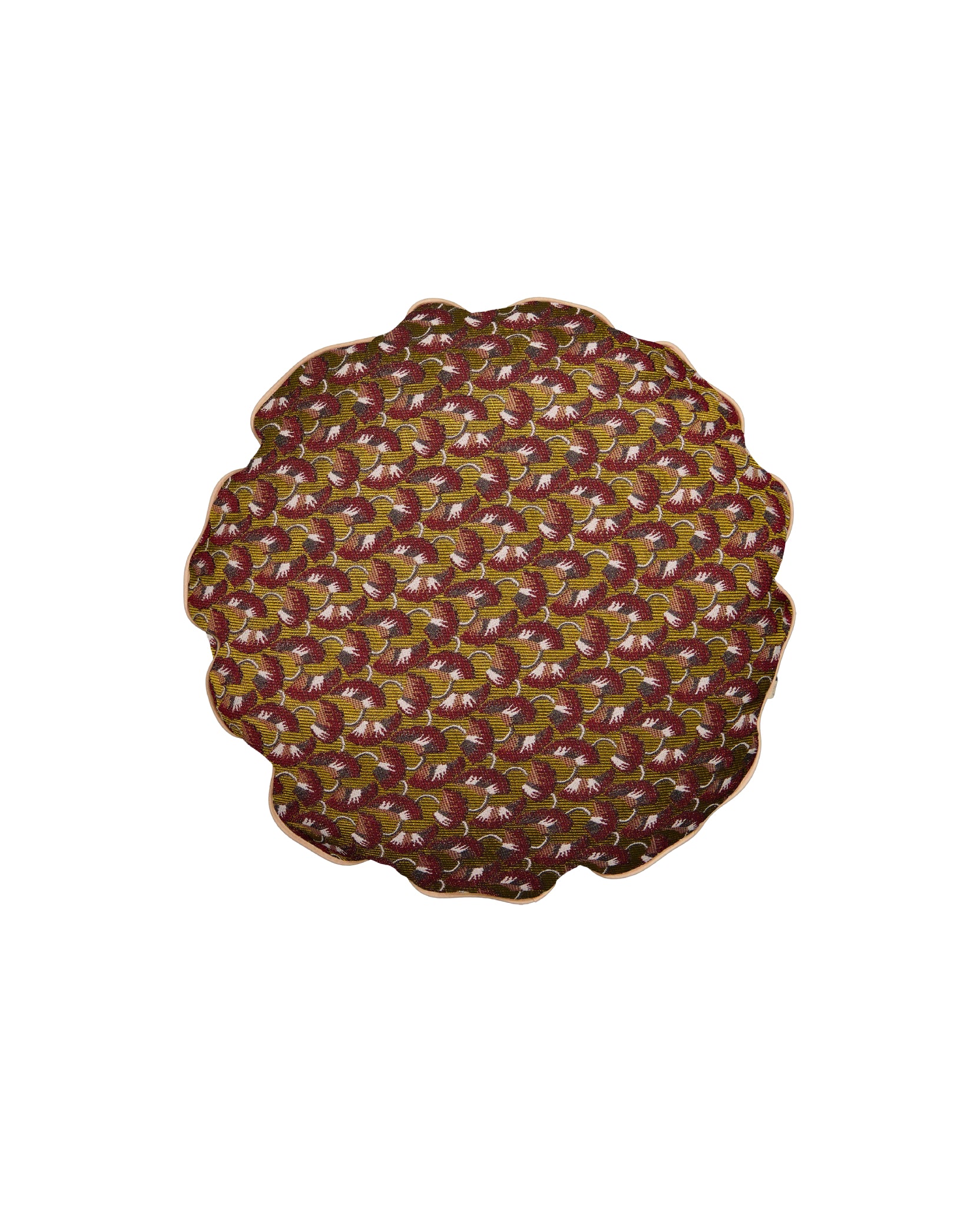 Coussin Bomboloni à motifs - Rouge et Doré