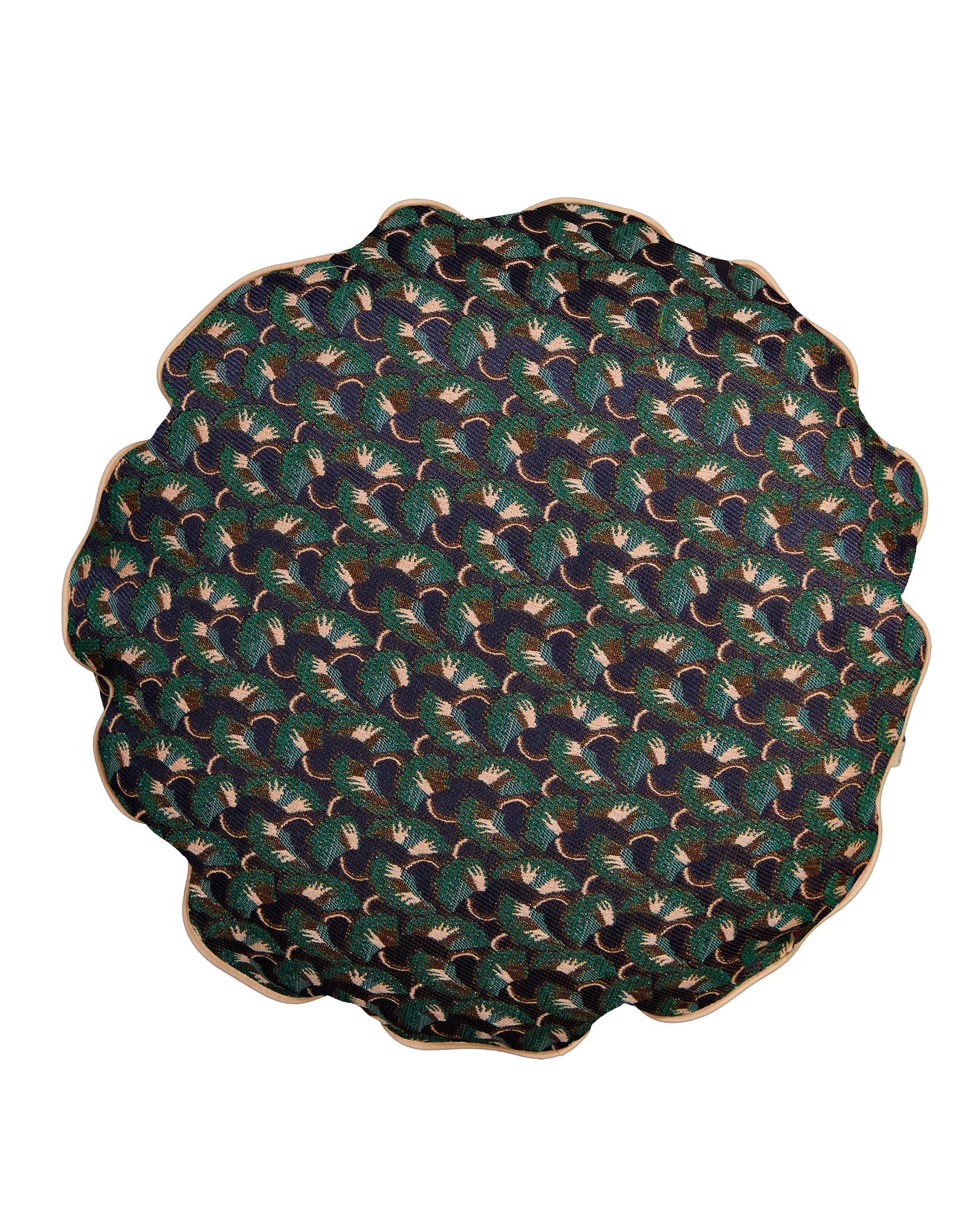 Coussin Bomboloni à motifs - Vert