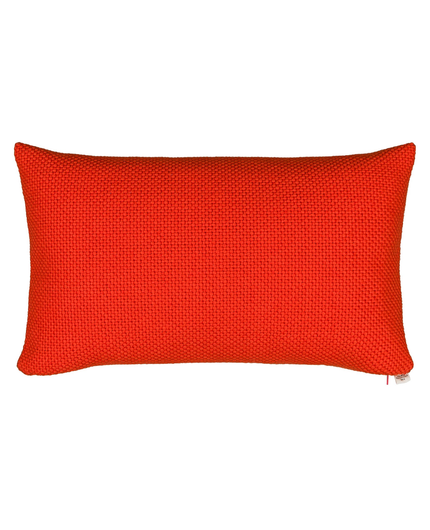 Coussin Carino en laine mélangée - Orange