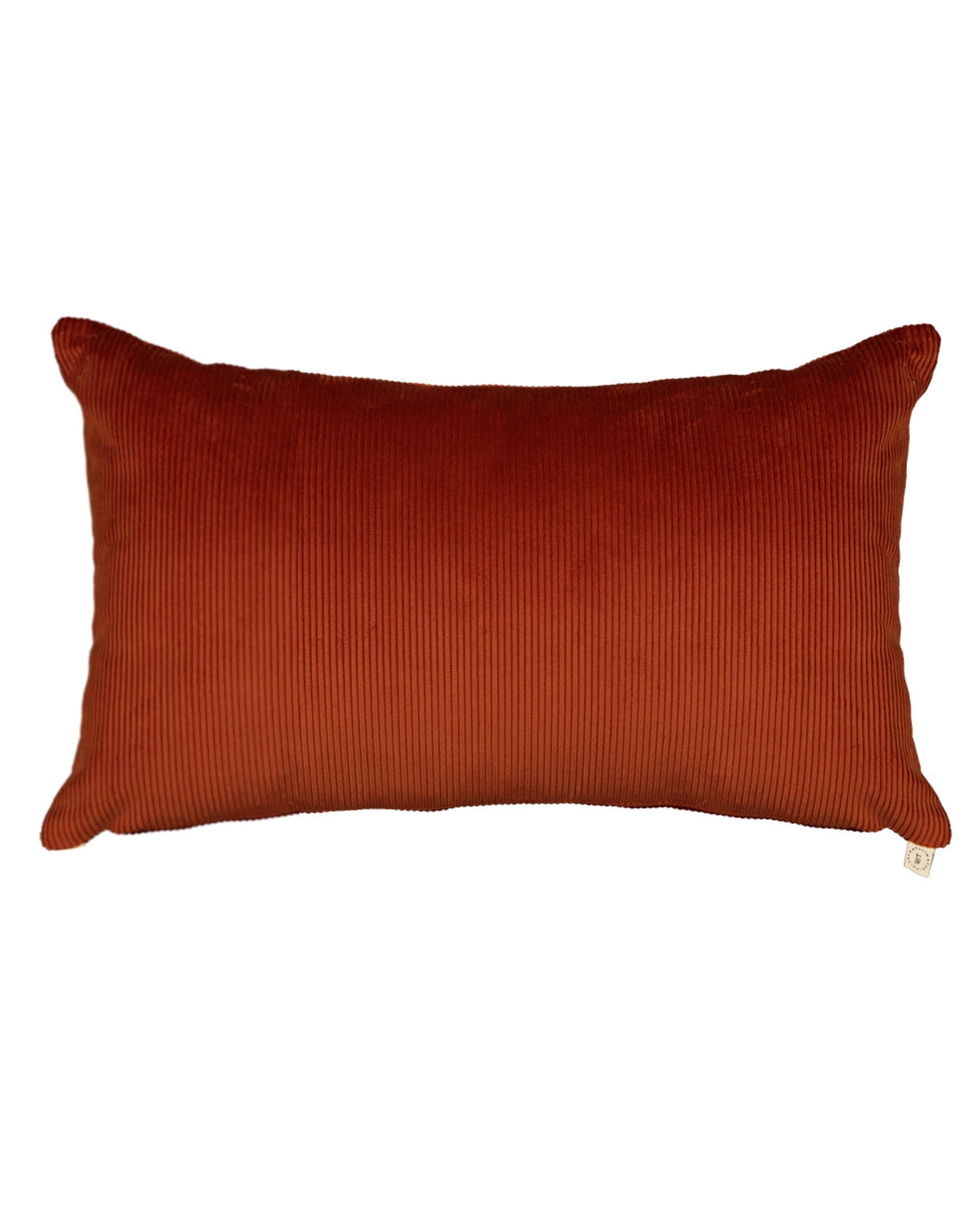 Carino corduroy cushion - Cognac