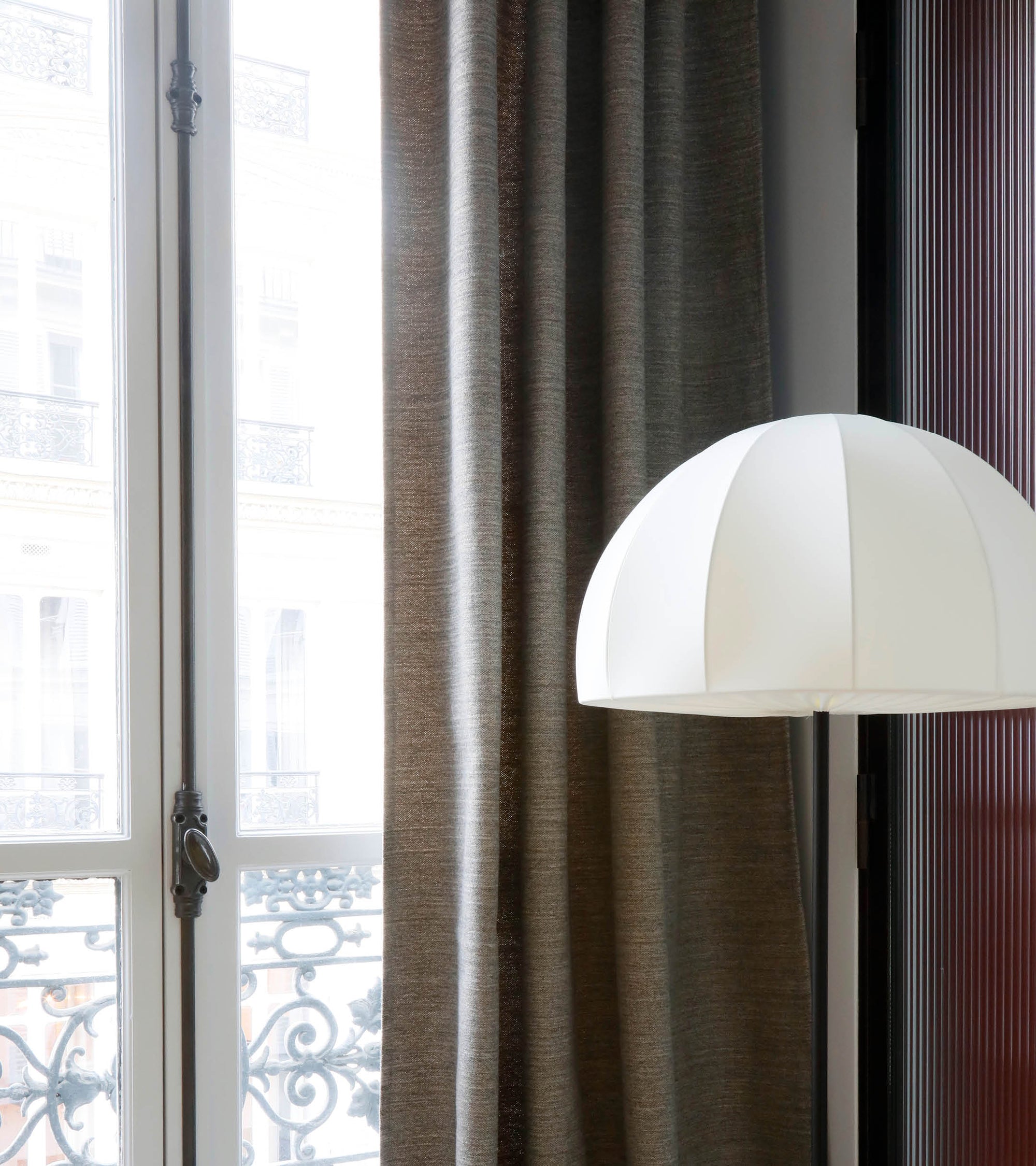 Rideau Craft en lin - Gris