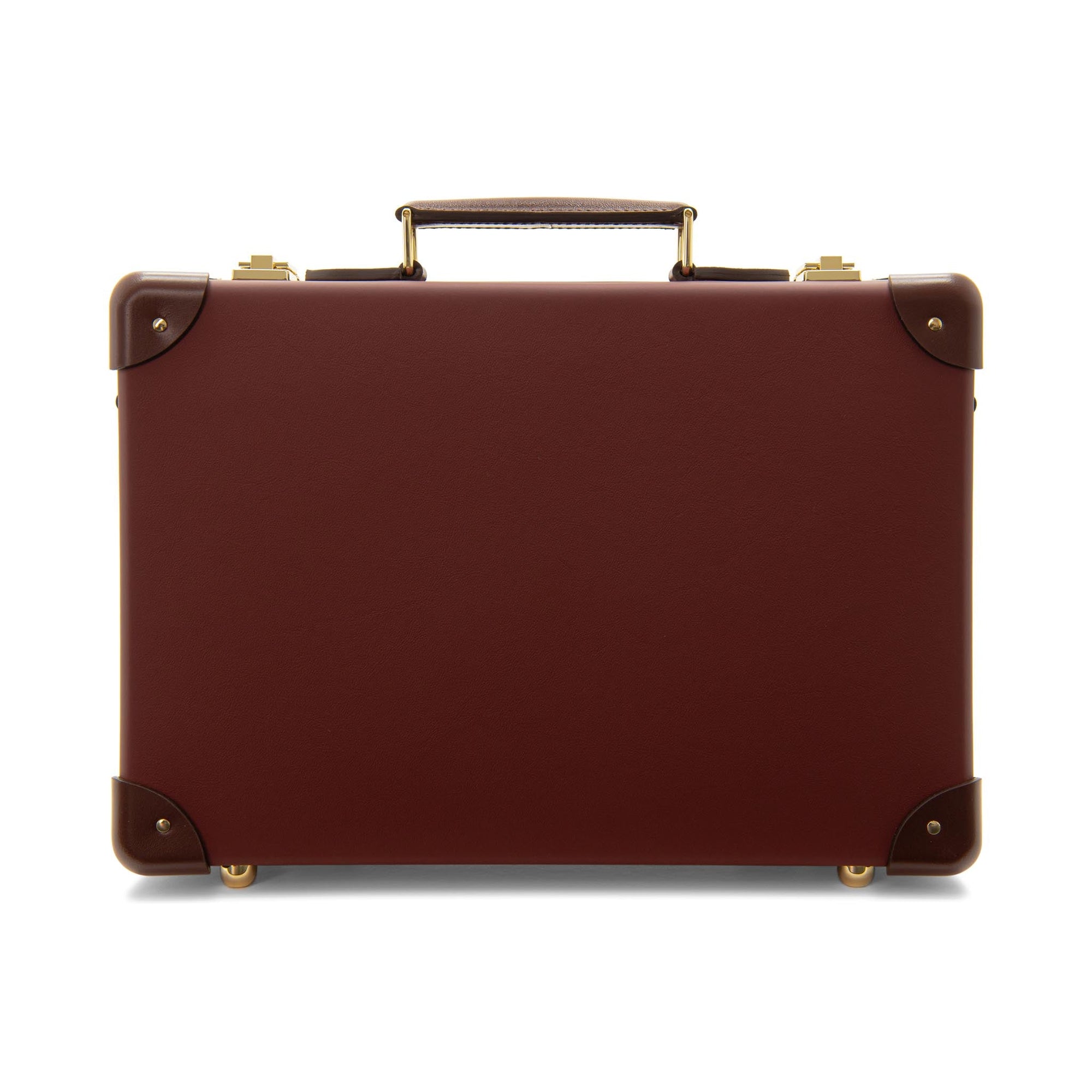 Petit porte-documents Crafted - Sherry Red & Marron & Or
