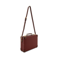 Petit porte-documents Crafted - Sherry Red & Marron & Or