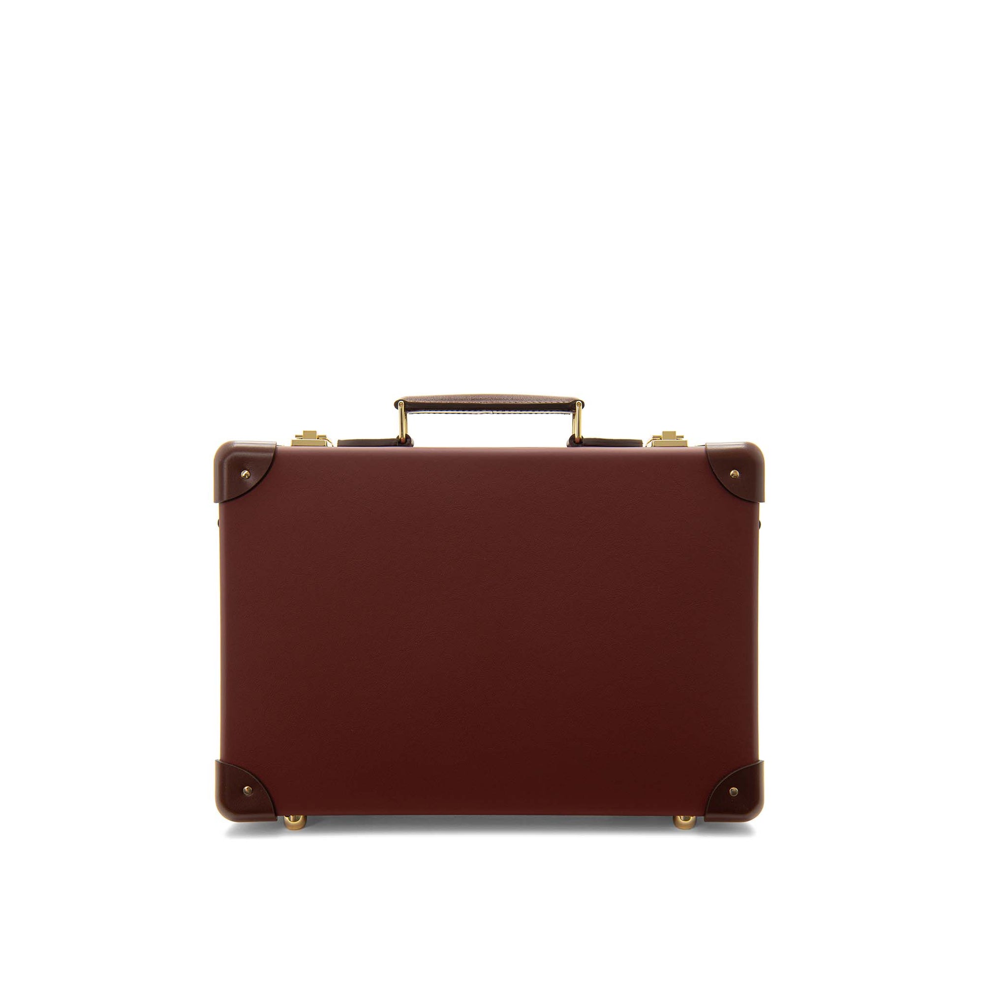 Petit porte-documents Crafted - Sherry Red & Marron & Or
