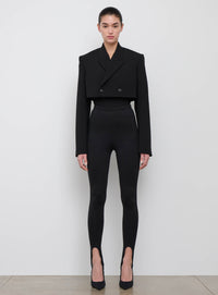 Crop Blazer - Black