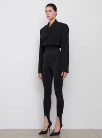 Crop Blazer - Black