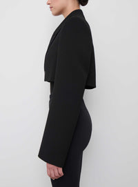 Crop Blazer - Black