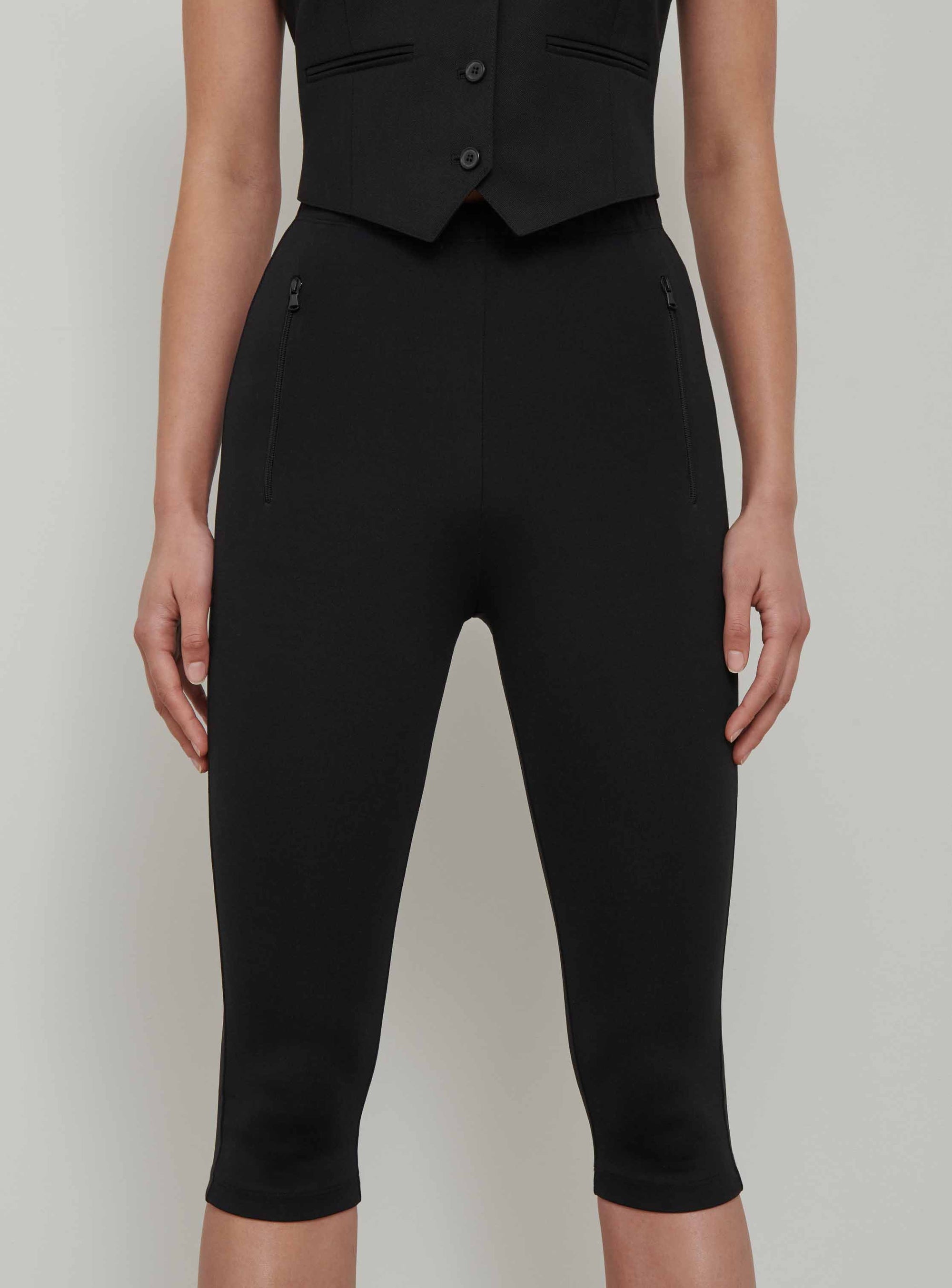 Crop Legging - Black