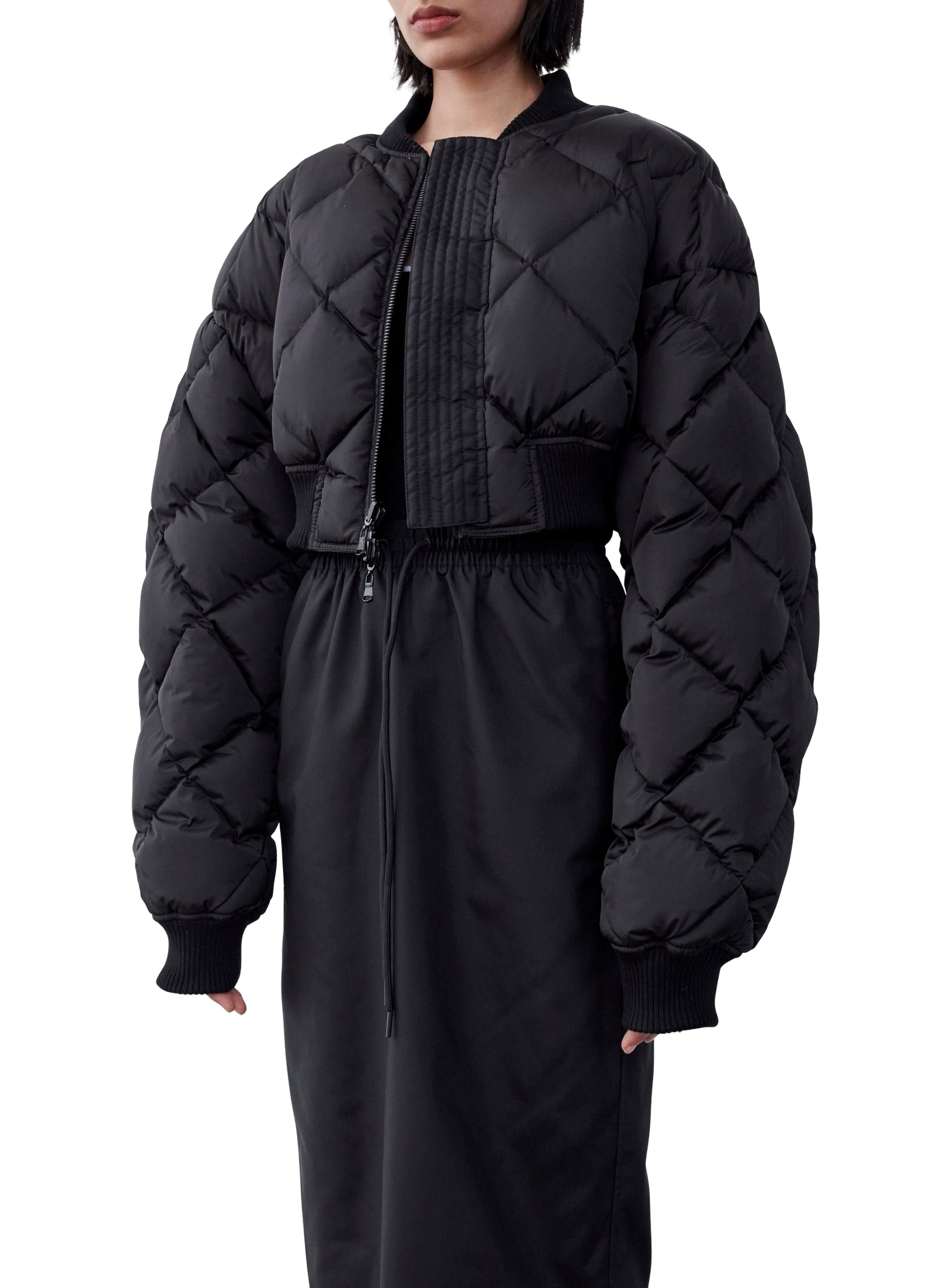 Bomber court réversible - Black