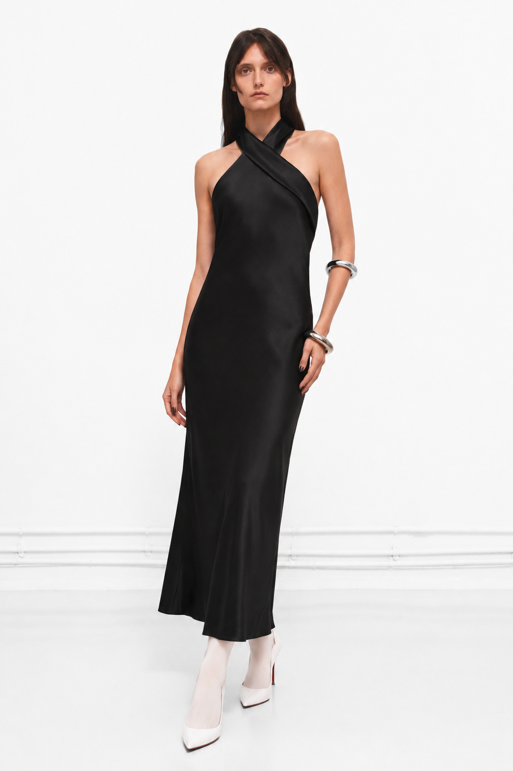 Cropped Pandora Dress - Brick