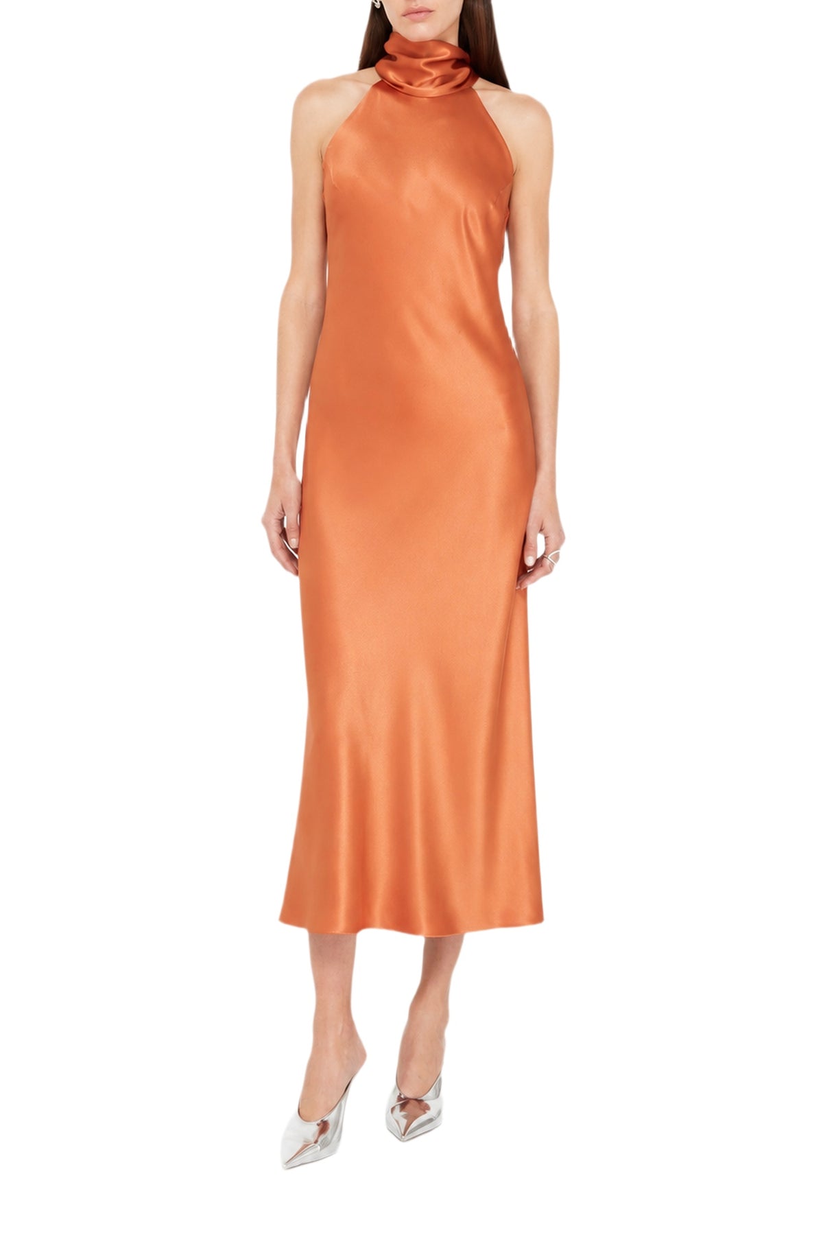 Cropped Sienna Dress - Papaya