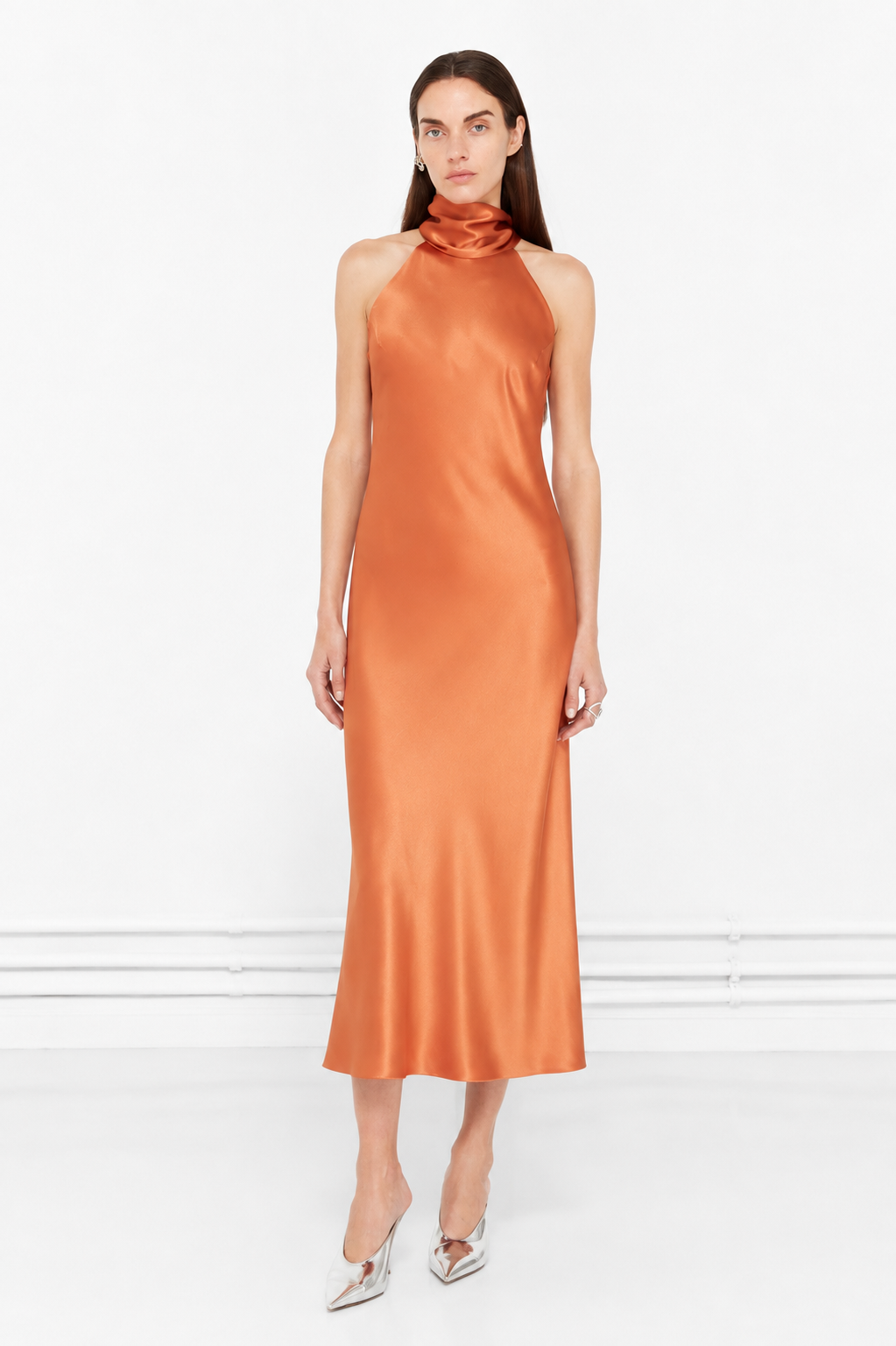 Cropped Sienna Dress - Papaya