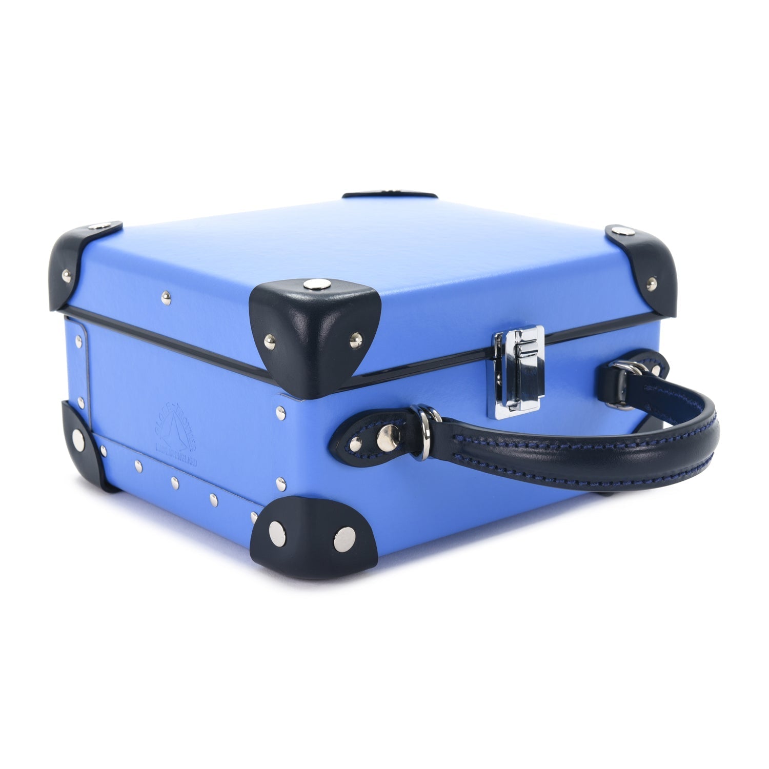 Sac carré London Cruise - Bleu royal & Marine & Chrome