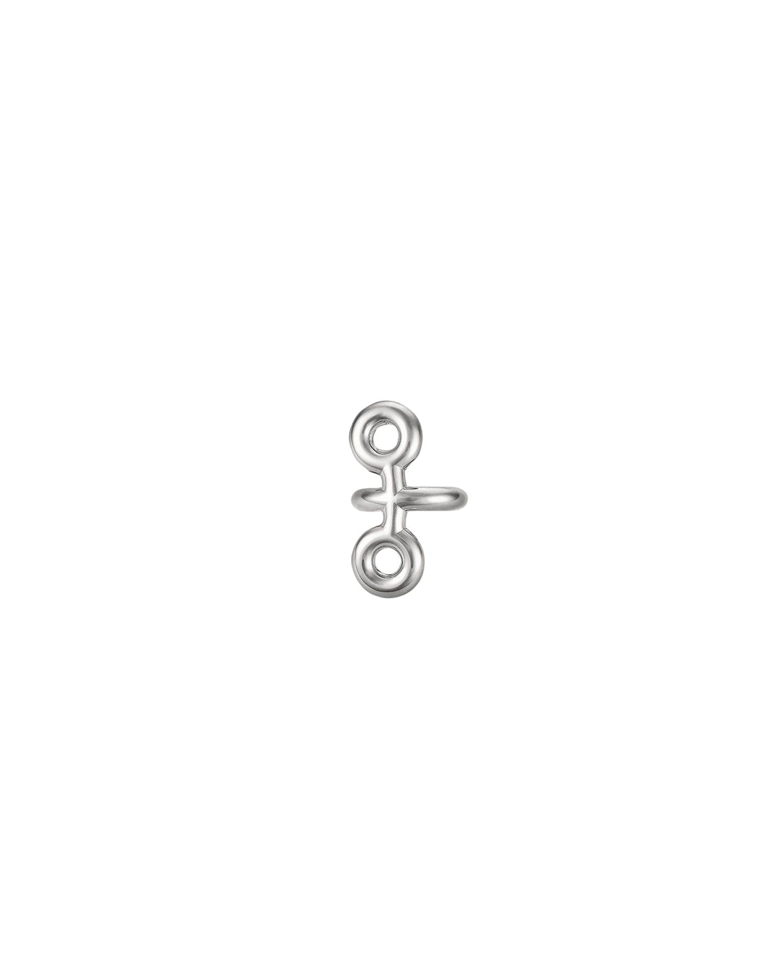 Mono Cuff d'oreille Binary Chain en argent - Argent