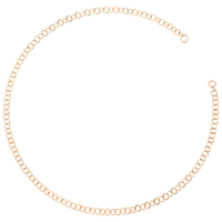 Collier Essentials en or rose 9K sans fermoir - Or Rose