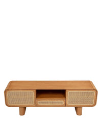 Meuble TV Oxford en bois - Bois naturel
