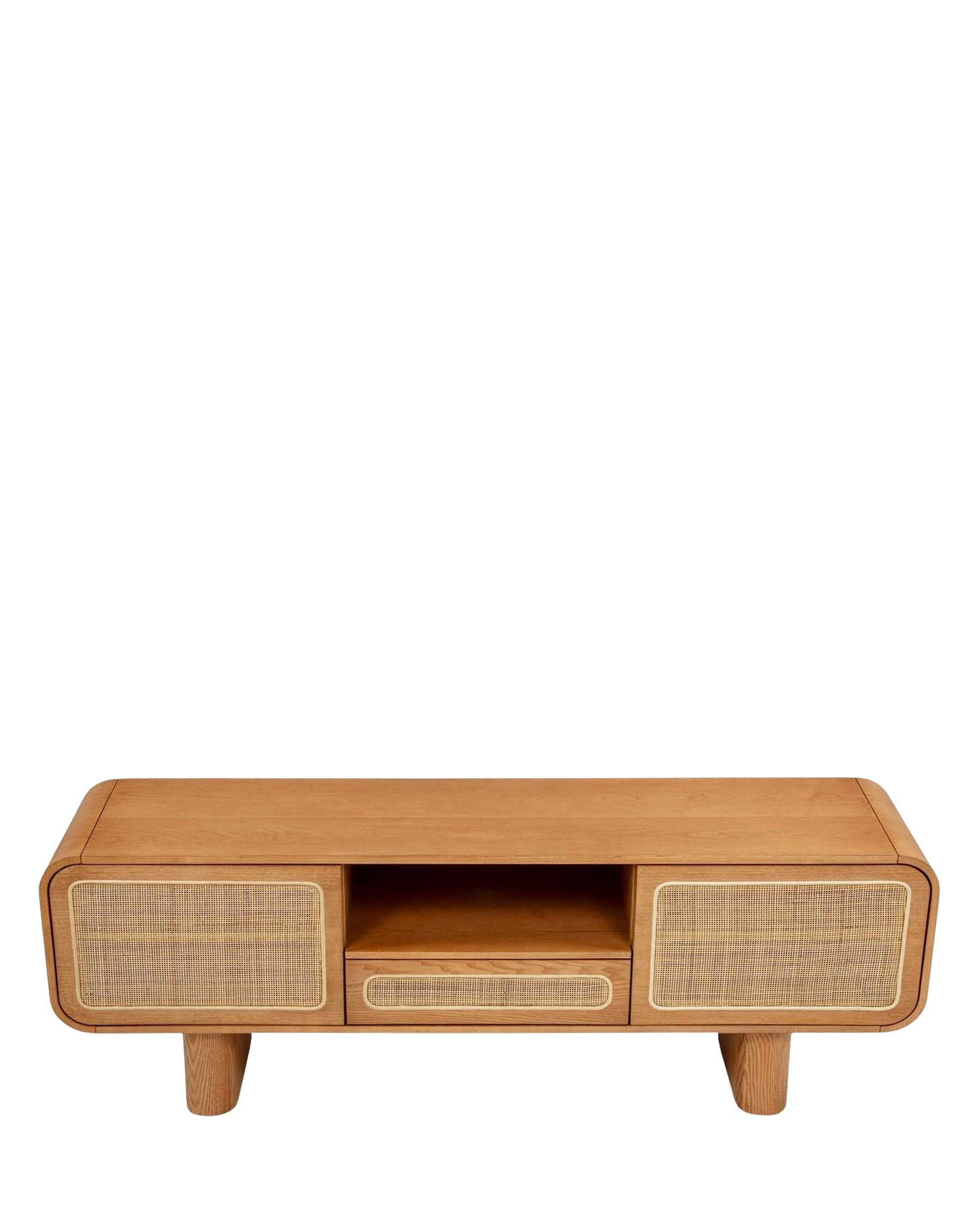 Meuble TV Oxford en bois - Bois naturel