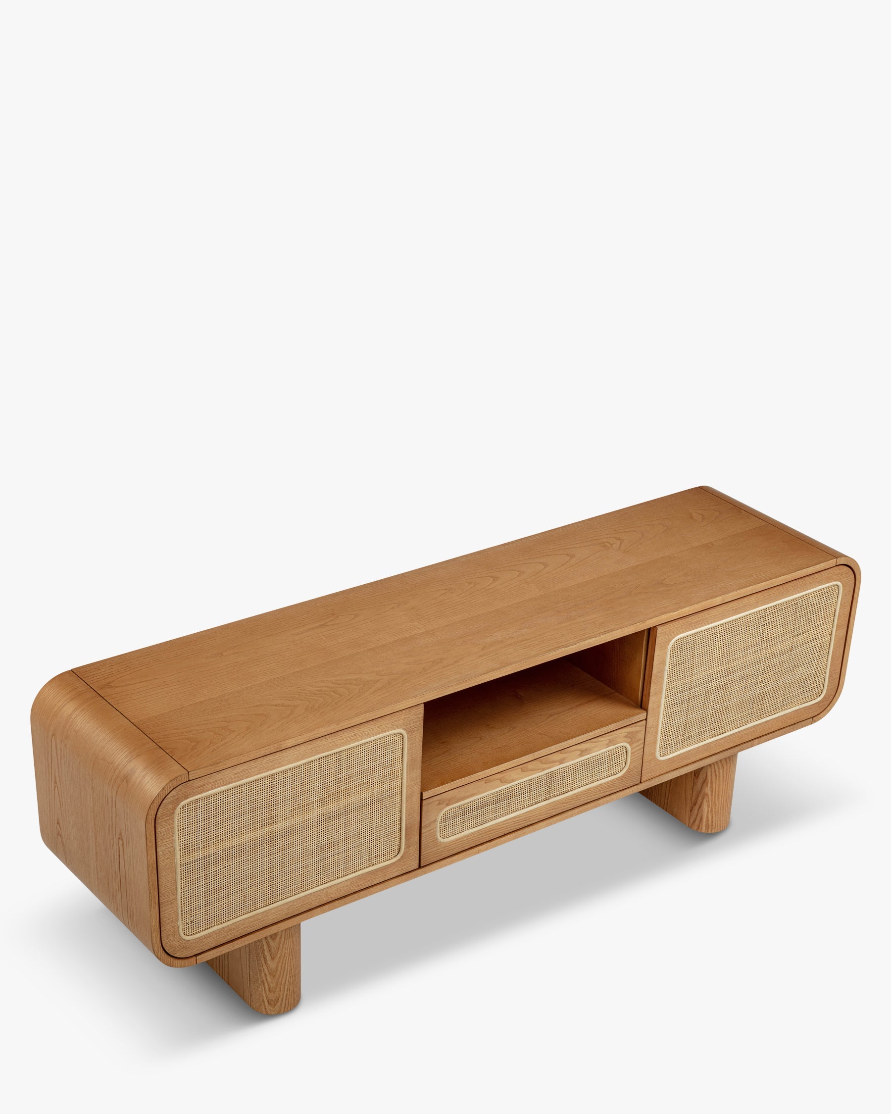 Meuble TV Oxford en bois - Bois naturel