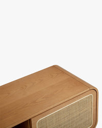 Meuble TV Oxford en bois - Bois naturel