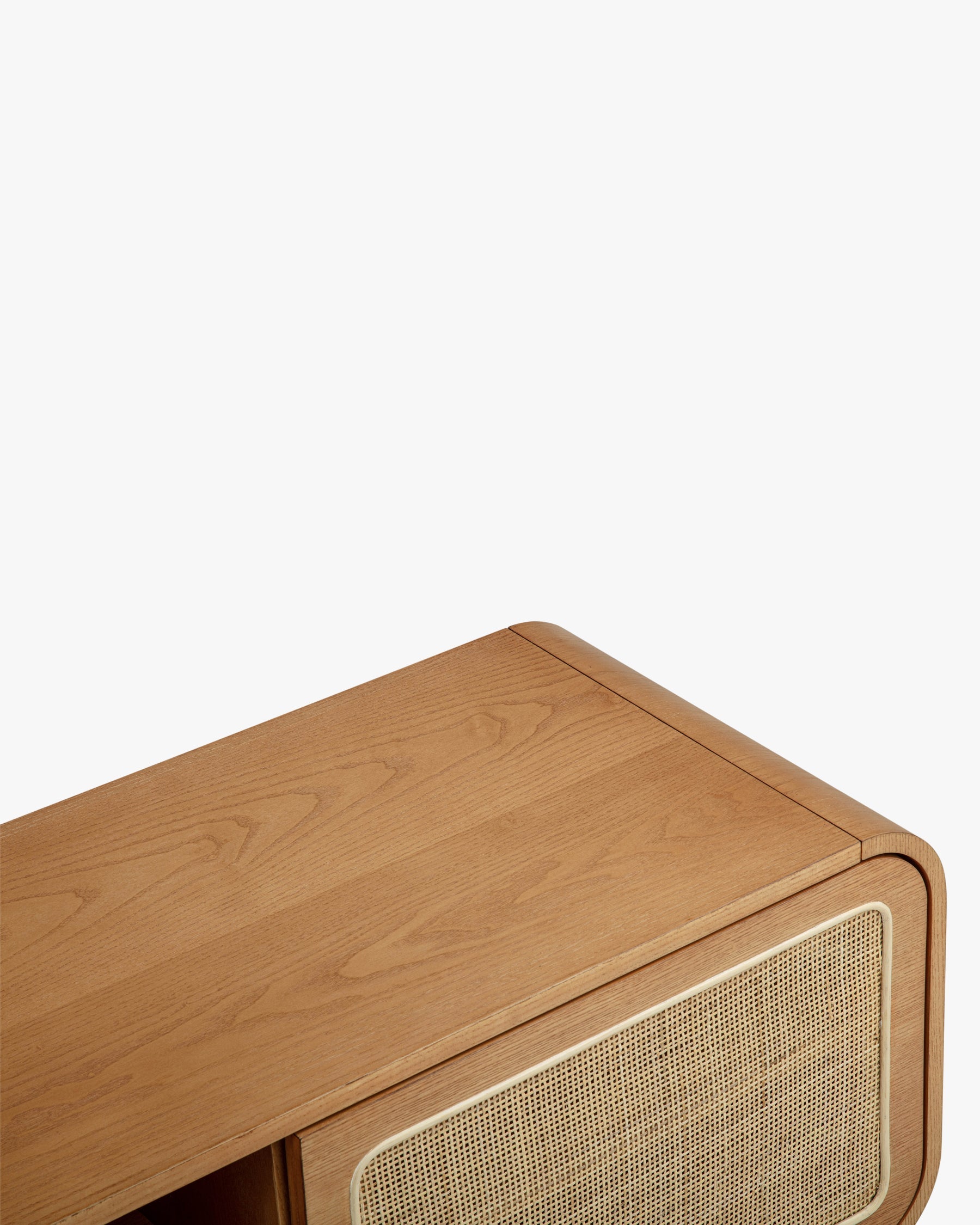 Meuble TV Oxford en bois - Bois naturel