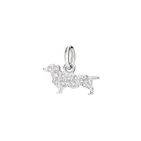 Charm Dodo Nature en or blanc 18K et diamants - Or Blanc