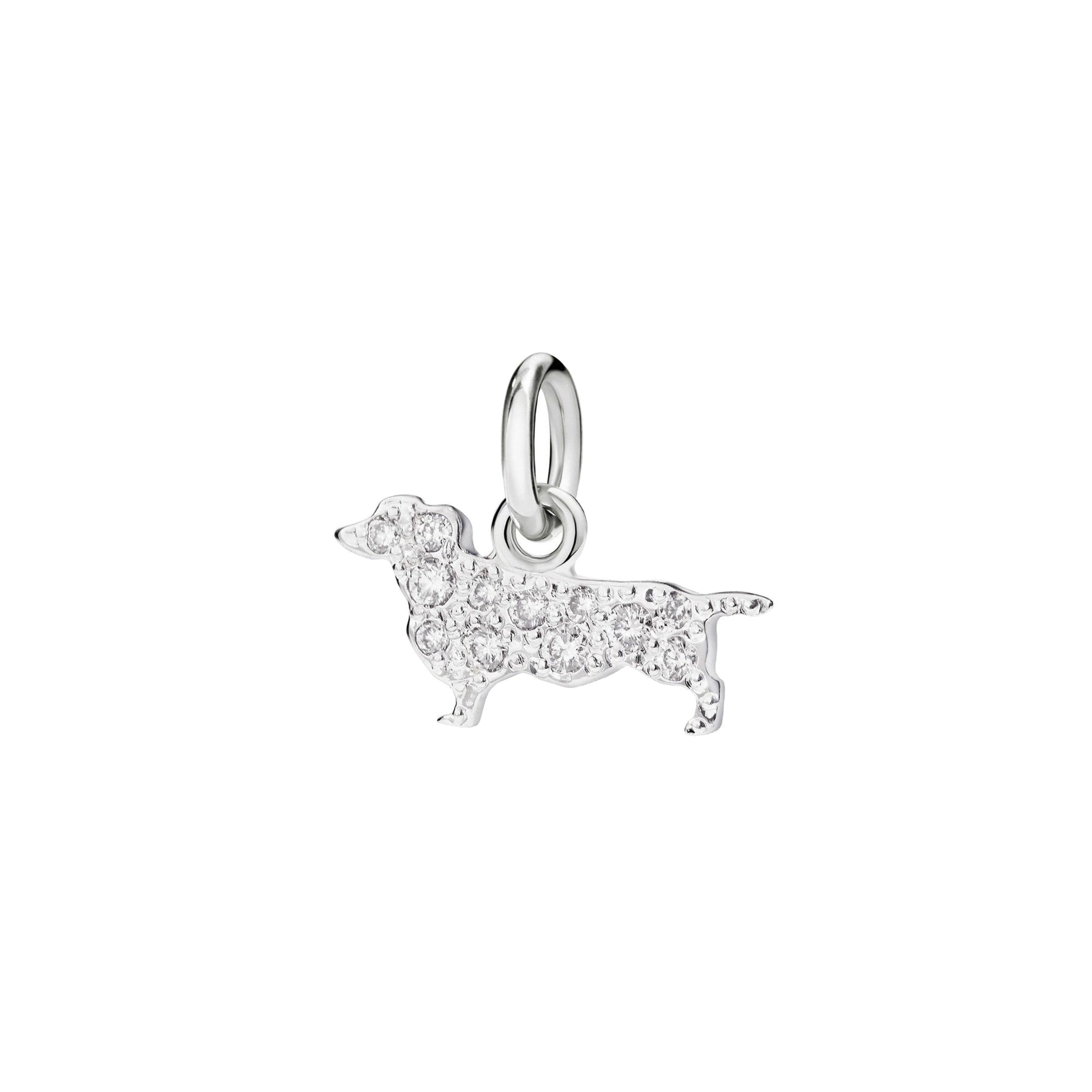 Charm Dodo Nature en or blanc 18K et diamants - Or Blanc