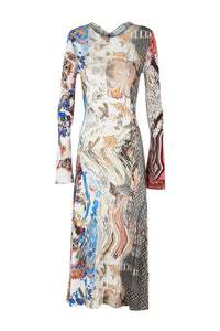 PRIX MARQUE : 120€_Archive Melange Print Robe - Archive Melange Print