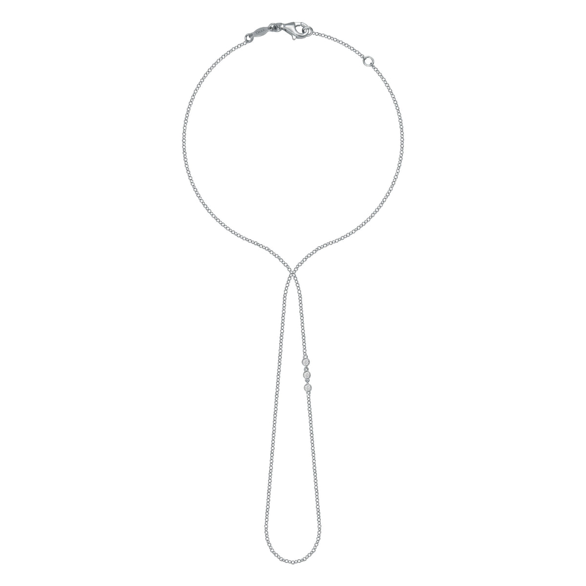 CHAINE DE MAIN  OR BLANC