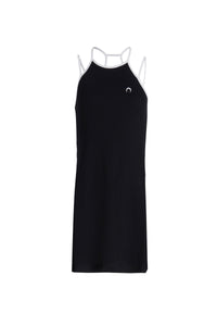 Robe courte de tennis en coton - Black