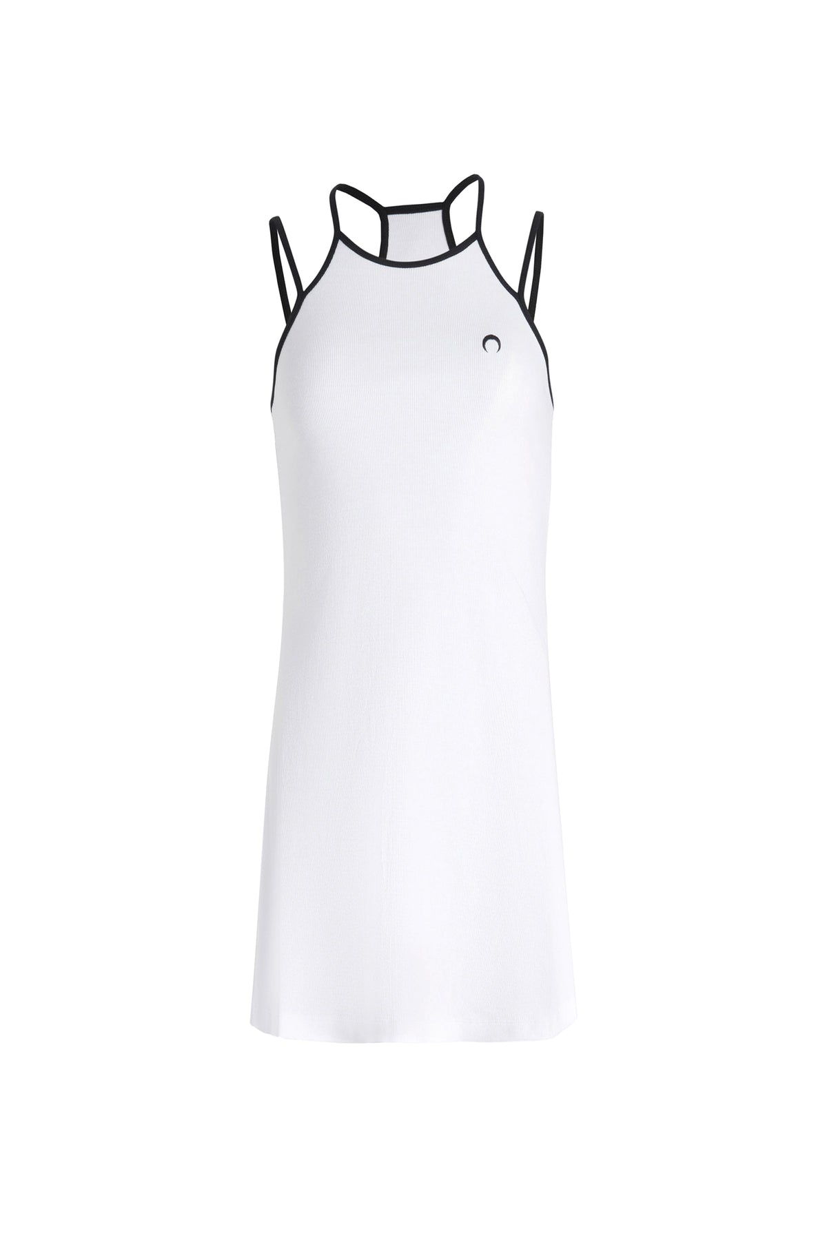 Robe courte de tennis en coton - White