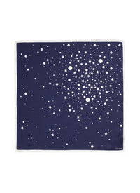 Silk clutch bag - Marine