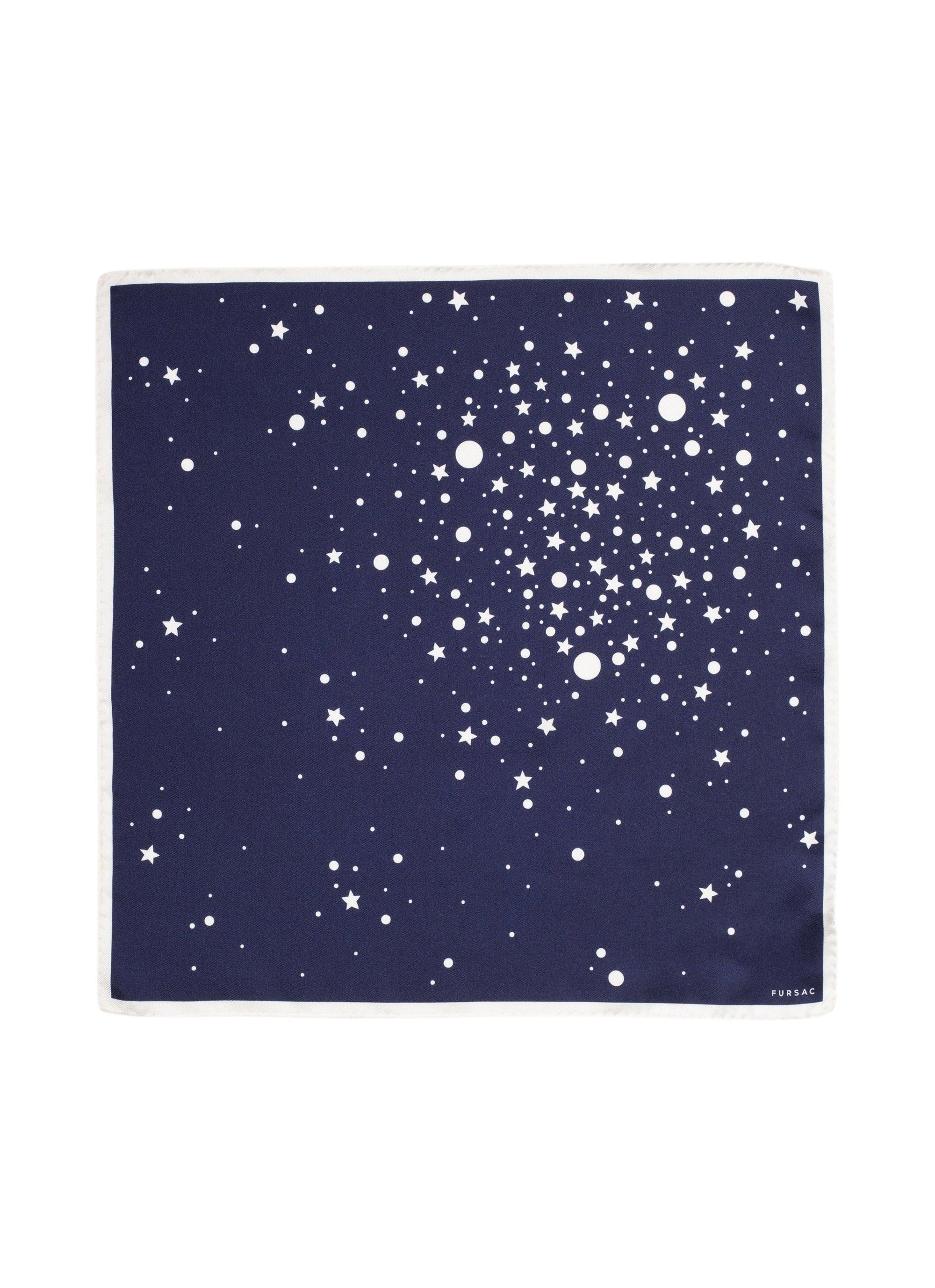 Silk clutch bag - Marine