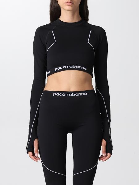 Crop top Bodyline à manches longues - Black & White
