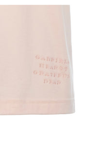 Combe Long Sleeve T-Shirt en rose poudré pâle fine coton jersey