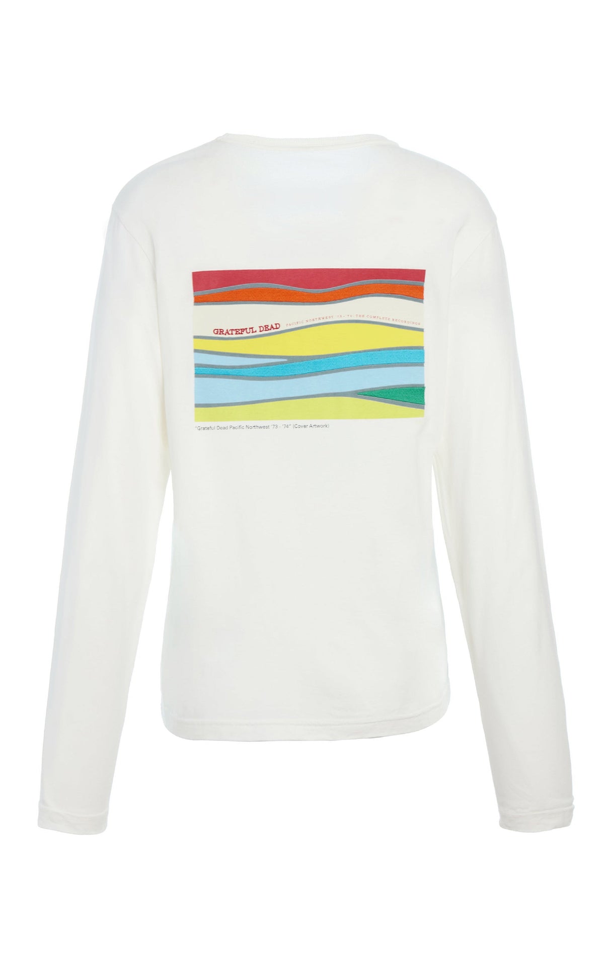 Combe Long Sleeve T-Shirt en blanc fine coton jersey