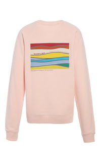 Royston Swatshirt en rose poudré pâle loop back terry