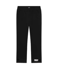 Fancy trousers with logo - Black