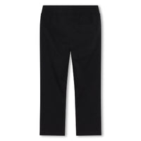 Fancy trousers with logo - Black