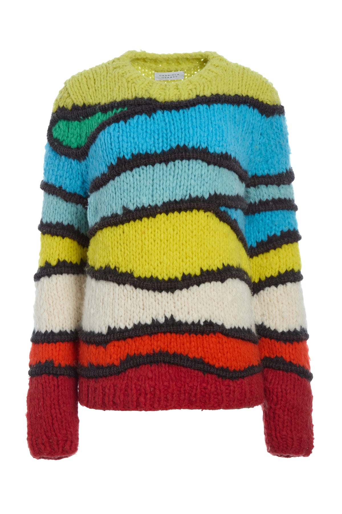 Lawrence Sweater en multicolore welfat cachemire fil