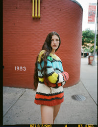 Lawrence Sweater en multicolore welfat cachemire fil