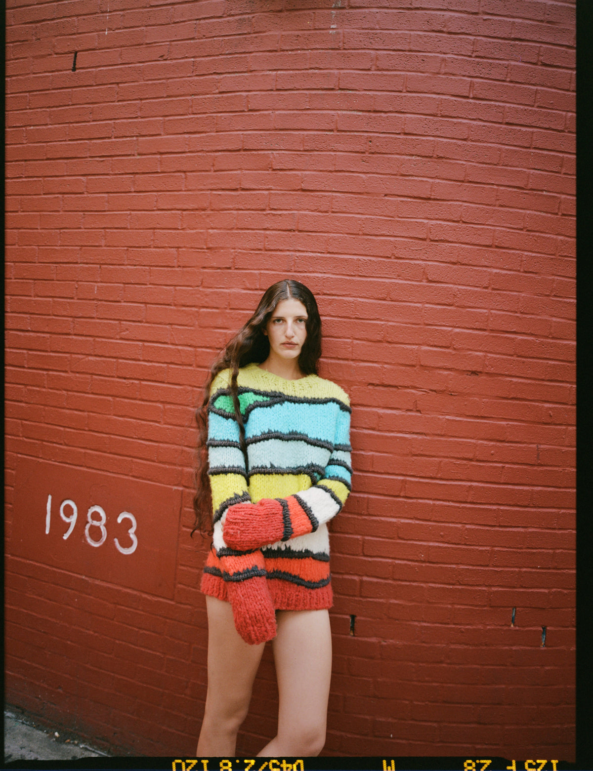 Lawrence Sweater en multicolore welfat cachemire fil