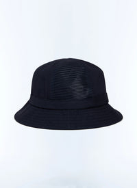 Bob à logo en coton - Bleu Marine